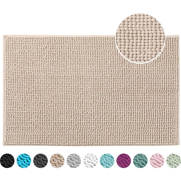 OTTO home Badematte Vanessa Chenille, Standard & Premium, 15cm oder 20cm, auch als 2er Set, rutschhemmend beschichtet, schnell trocknend, strapazierfähig, fußbo