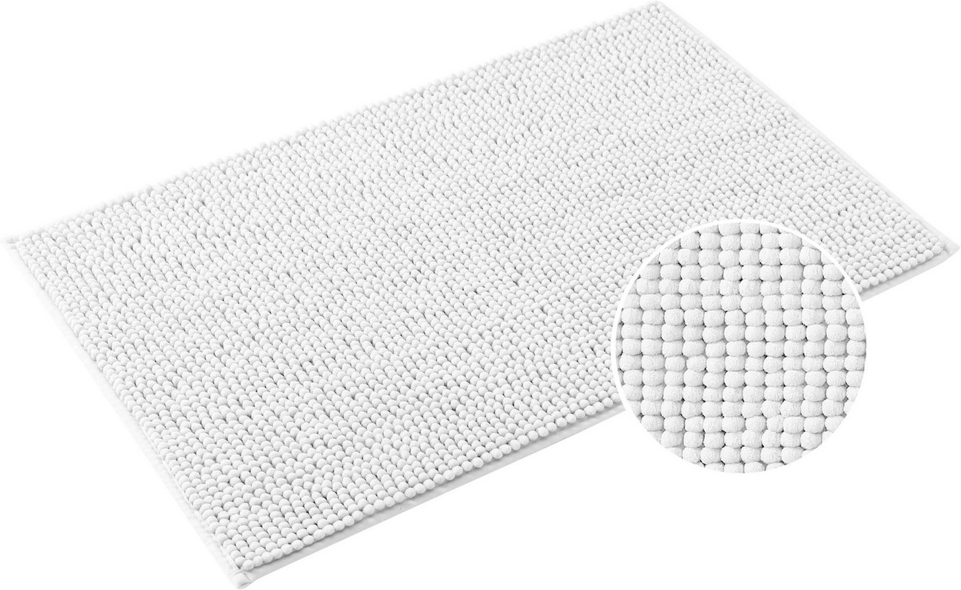 OTTO home Badematte Vanessa Chenille, Standard & Premium, 15cm oder 20cm, auch als 2er Set, rutschhemmend beschichtet, schnell trocknend, strapazierfähig, fußbo – Bild 2 von 5