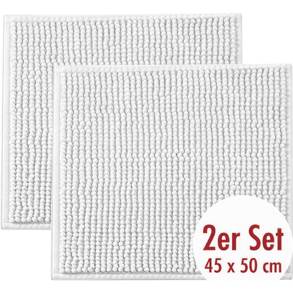 OTTO home Badematte Vanessa Chenille, Standard & Premium, 15cm oder 20cm, auch als 2er Set, rutschhemmend beschichtet, schnell trocknend, strapazierfähig, fußbo