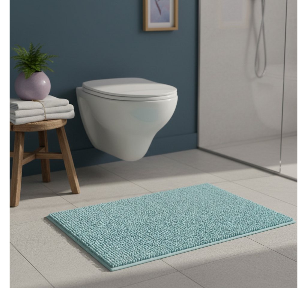 OTTO home Badematte Vanessa Chenille, Standard & Premium, 15cm oder 20cm, auch als 2er Set, rutschhemmend beschichtet, schnell trocknend, strapazierfähig, fußbo – Bild 2 von 5