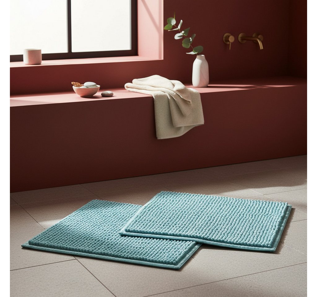 OTTO home Badematte Vanessa Chenille, Standard & Premium, 15cm oder 20cm, auch als 2er Set, rutschhemmend beschichtet, schnell trocknend, strapazierfähig, fußbo – Bild 2 von 5