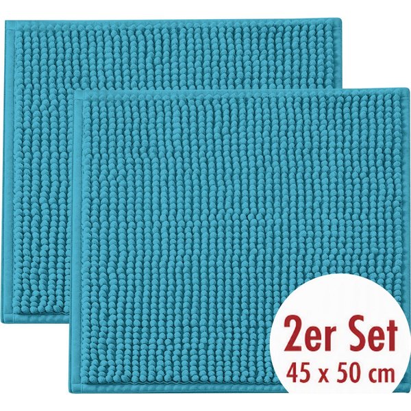 OTTO home Badematte Vanessa Chenille, Standard & Premium, 15cm oder 20cm, auch als 2er Set, rutschhemmend beschichtet, schnell trocknend, strapazierfähig, fußbo
