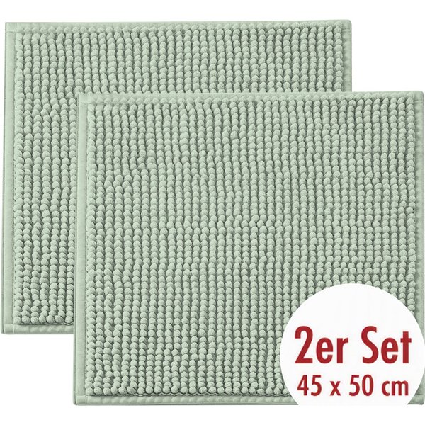 OTTO home Badematte Vanessa Chenille, Standard & Premium, 15cm oder 20cm, auch als 2er Set, rutschhemmend beschichtet, schnell trocknend, strapazierfähig, fußbo