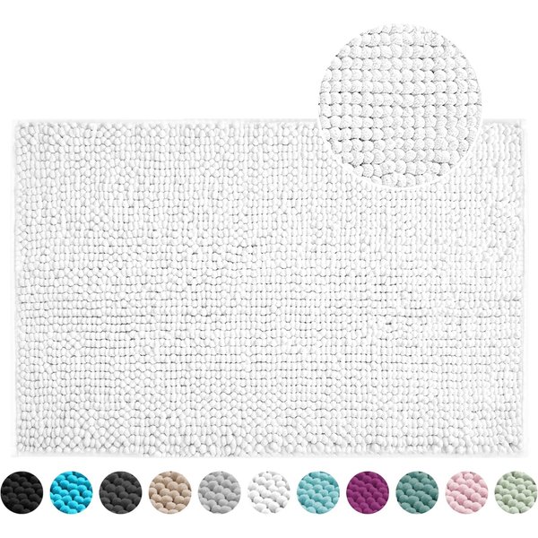 OTTO home Badematte Vanessa Chenille, Standard & Premium, 15cm oder 20cm, auch als 2er Set, rutschhemmend beschichtet, schnell trocknend, strapazierfähig, fußbo