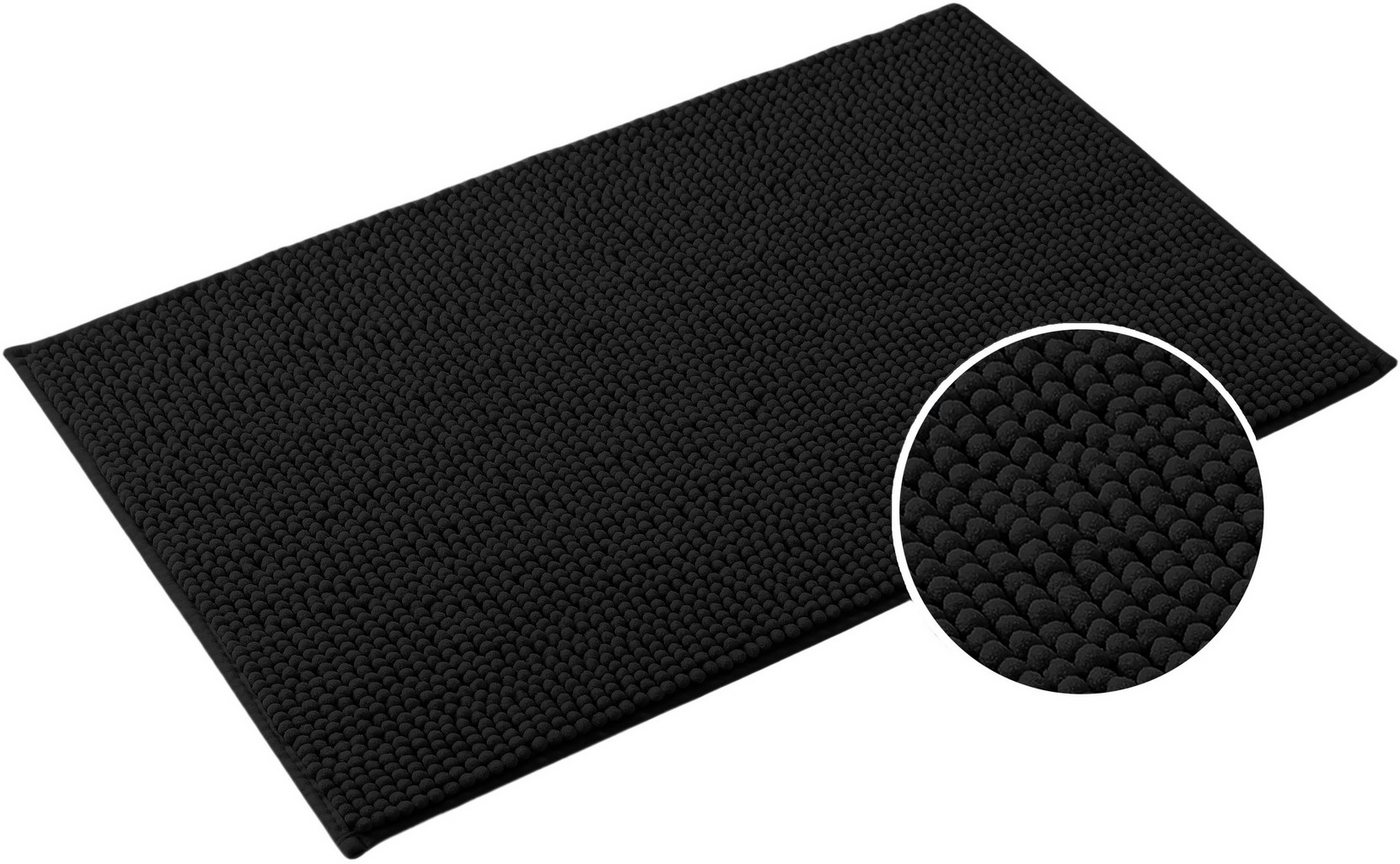 OTTO home Badematte Vanessa Chenille, Standard & Premium, 15cm oder 20cm, auch als 2er Set, rutschhemmend beschichtet, schnell trocknend, strapazierfähig, fußbo – Bild 2 von 5