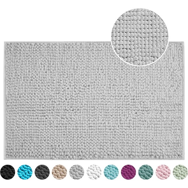 OTTO home Badematte Vanessa Chenille, Standard & Premium, 15cm oder 20cm, auch als 2er Set, rutschhemmend beschichtet, schnell trocknend, strapazierfähig, fußbo