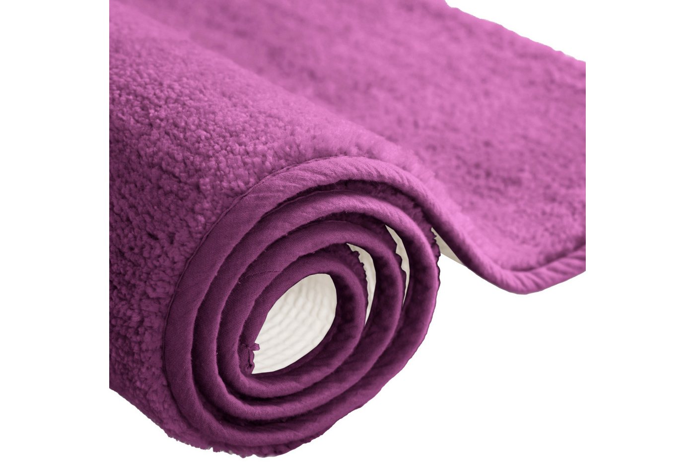 OTTO home Badematte Vanessa, Badvorleger, Badezimmer Teppich, Höhe 10 mm, rutschhemmend beschichtet, schnell trocknend, strapazierfähig, fußbodenheizungsgeeigne – Bild 5 von 5