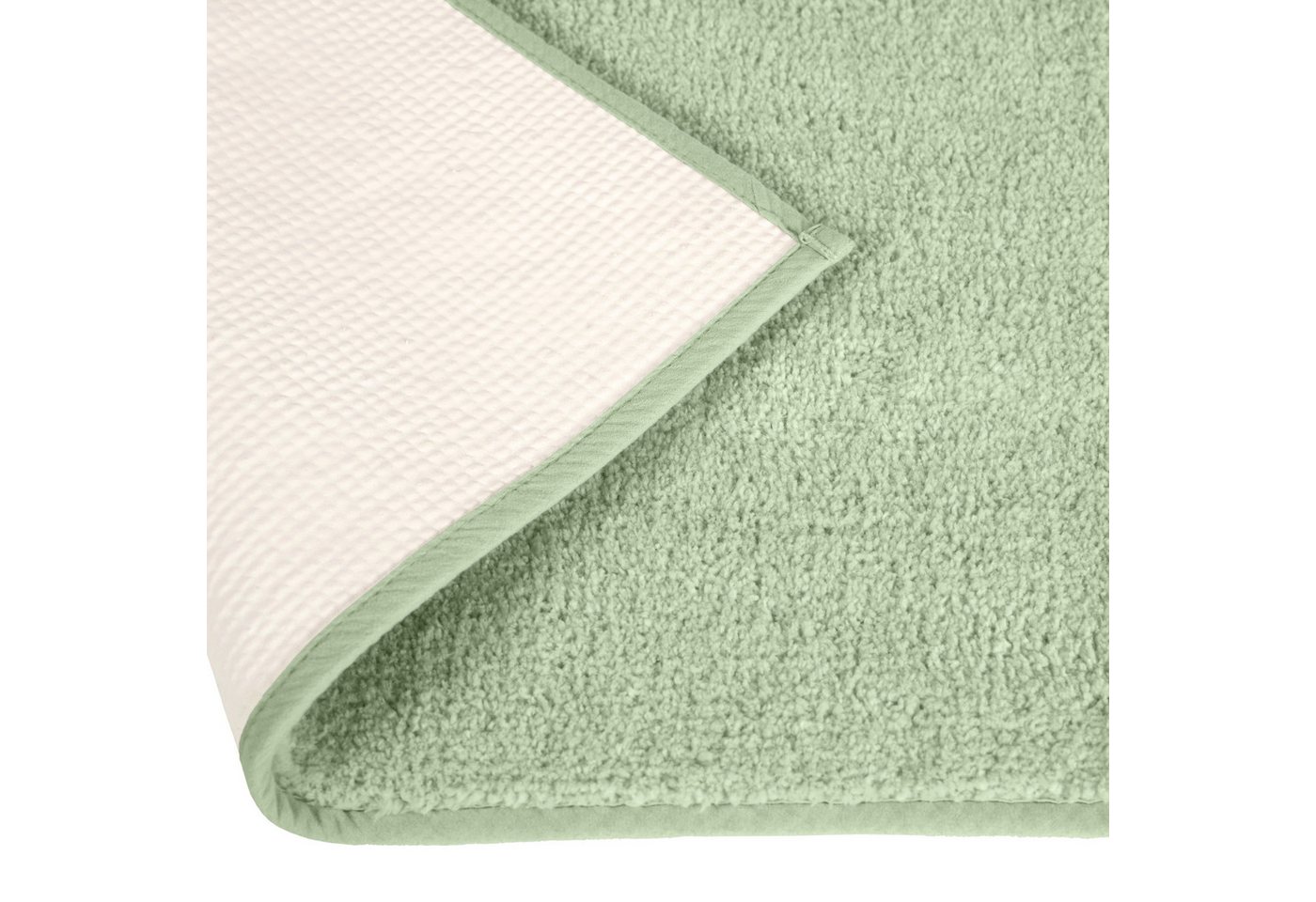 OTTO home Badematte Vanessa, Badvorleger, Badezimmer Teppich, Höhe 10 mm, rutschhemmend beschichtet, schnell trocknend, strapazierfähig, fußbodenheizungsgeeigne – Bild 4 von 5