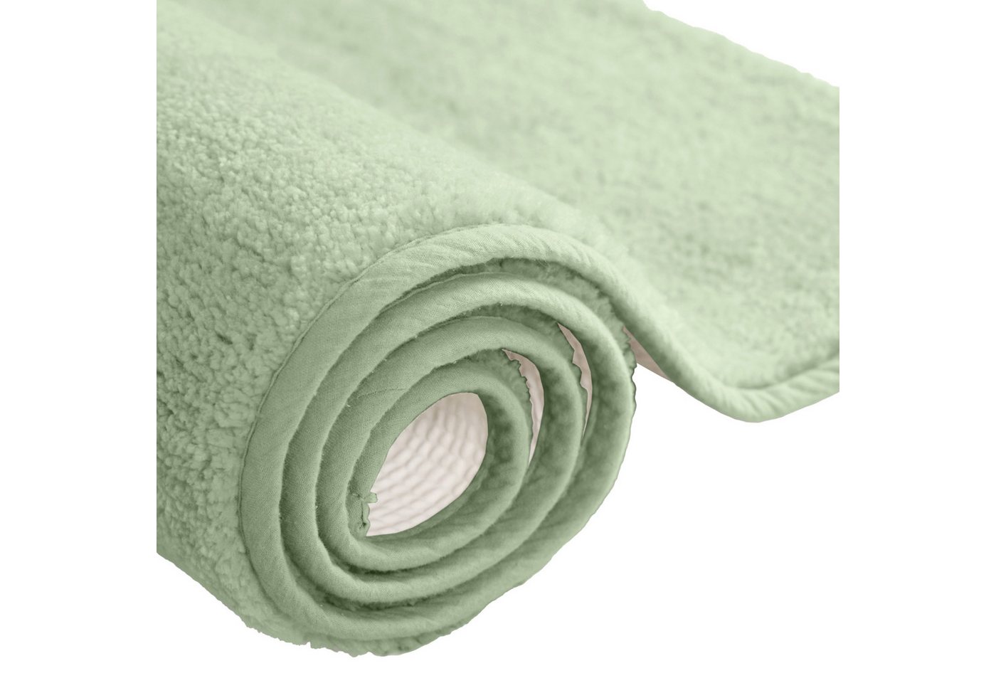 OTTO home Badematte Vanessa, Badvorleger, Badezimmer Teppich, Höhe 10 mm, rutschhemmend beschichtet, schnell trocknend, strapazierfähig, fußbodenheizungsgeeigne – Bild 5 von 5