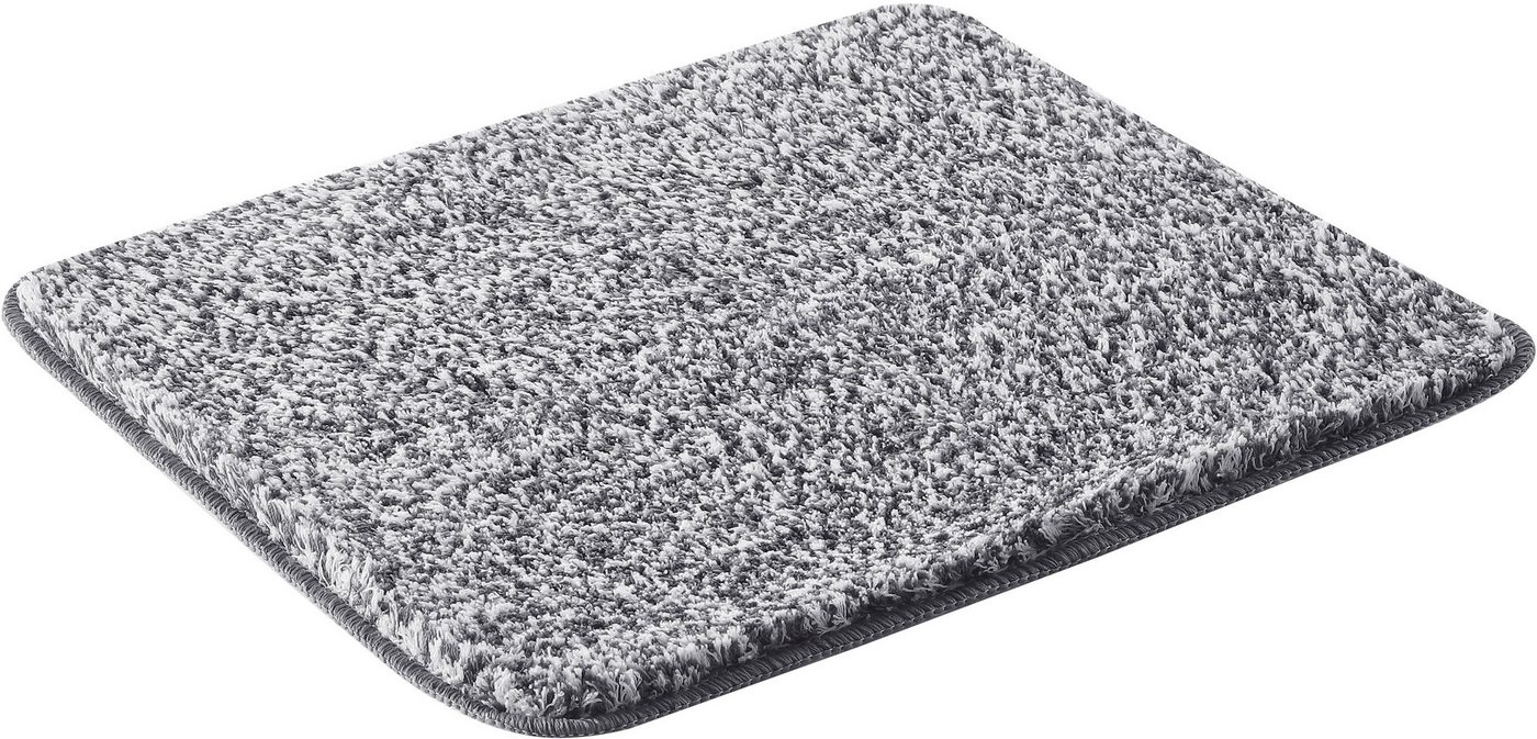 OTTO home Badematte Vanessa meliert, Badvorleger, Badezimmer Teppich, Duschvorleger, Höhe 20 mm, rutschhemmend beschichtet, strapazierfähig, Polyester, rechteck – Bild 3 von 5