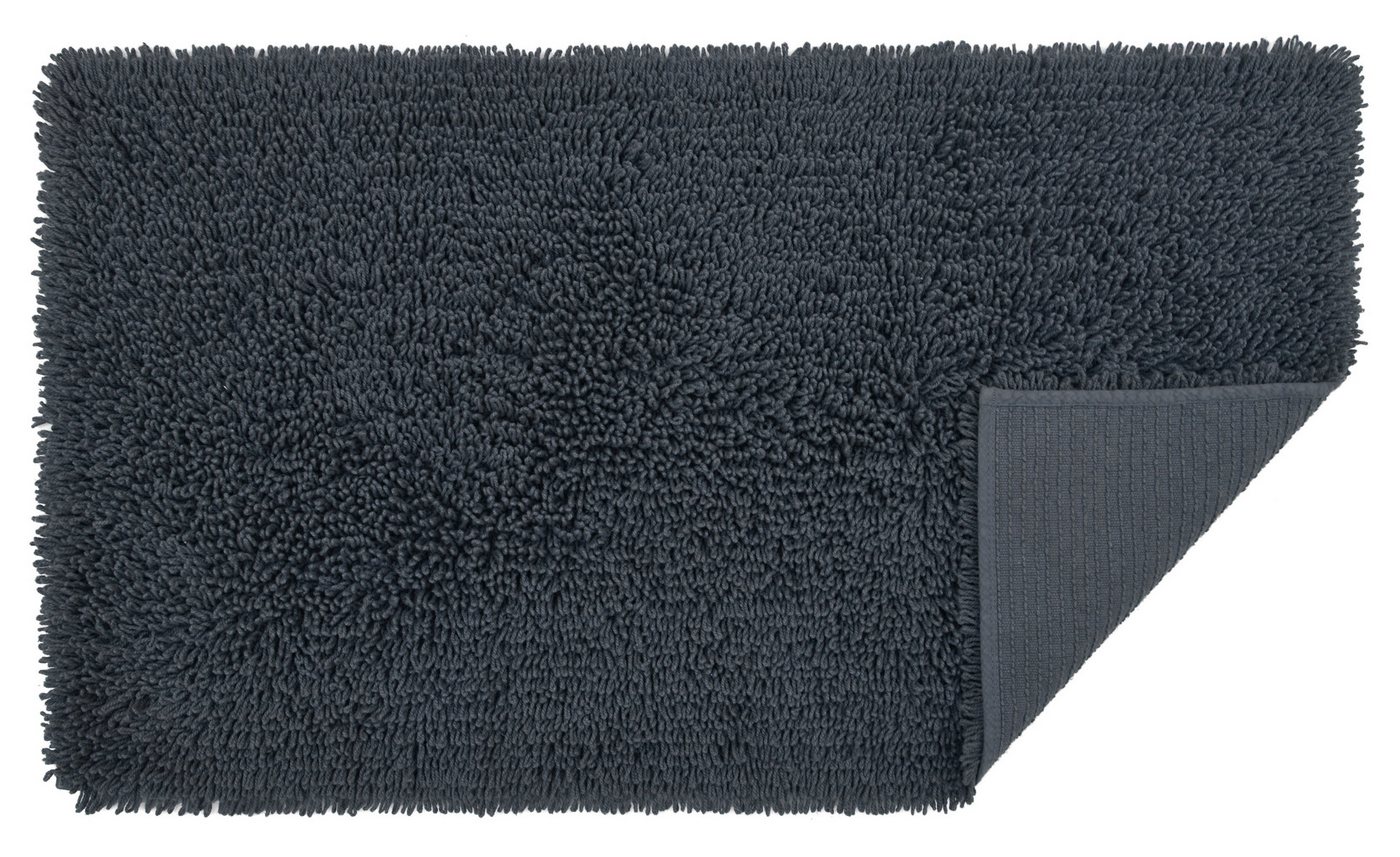 OTTO home Badematte Xennia, Badvorleger, Badezimmer Teppich, Duschvorleger, Höhe 28 mm, rutschhemmend beschichtet, schnell trocknend, Baumwolle, rechteckig, Bad – Bild 4 von 5
