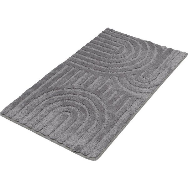 OTTO home Badematte Zen, Badvorleger, Badezimmer Teppich, Duschvorleger, Höhe 10 mm, rutschhemmend beschichtet, schnell trocknend, fußbodenheizungsgeeignet, Pol