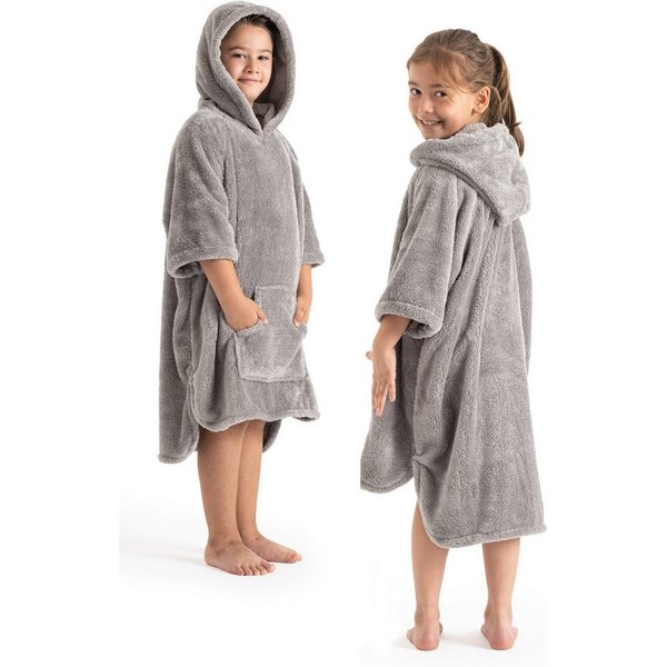 OTTO home Badeponcho Lillou, für Kinder, ideal für Urlaub oder im Schwimmbad, Midilänge, Microfaser, Kapuze, ohne, weich und kuschelig, Fleece, plüsch, Surfponc