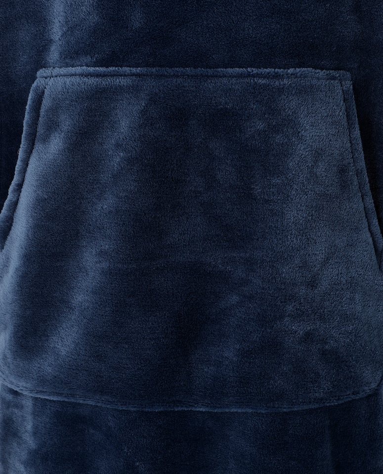 OTTO home Badeponcho Miia, Surfponcho ideal für Sauna, Spa & im Urlaub, Langform, Microfaser, Kapuze, ohne, weich und kuschelig, plüsch, Unisex, für Damen und H – Bild 4 von 5