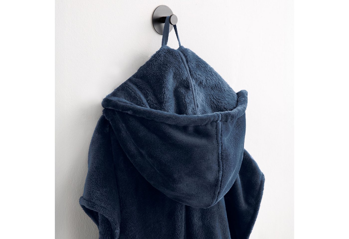 OTTO home Badeponcho Miia, Surfponcho ideal für Sauna, Spa & im Urlaub, Langform, Microfaser, Kapuze, ohne, weich und kuschelig, plüsch, Unisex, für Damen und H – Bild 5 von 5