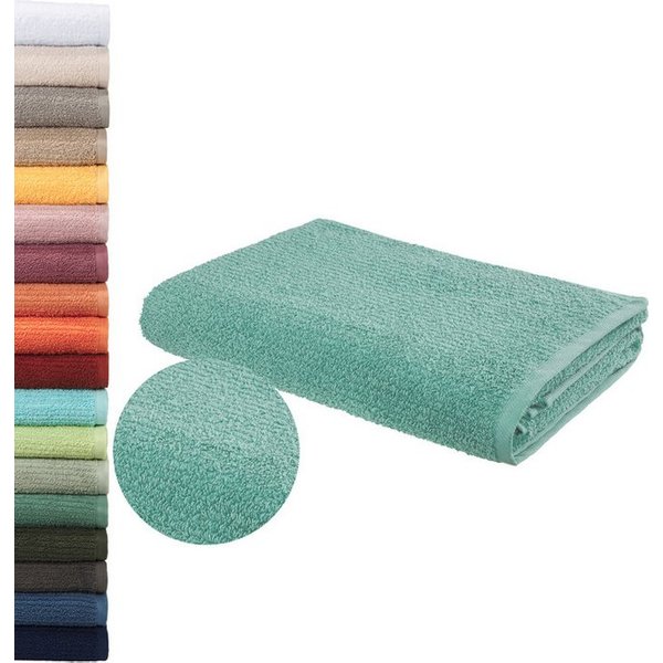 OTTO home Badetuch Riva, 80x150, Premium Handtücher, 500 gr/m², Webfrottier (1-St), Hoch-Tief-Struktur, Streifen, weich, 5 Jahre Garantie