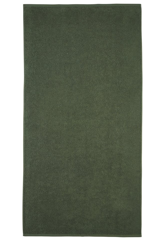OTTO home Badetuch Riva, 80x150, Premium Handtücher, 500 gr/m², Webfrottier (1-St), Hoch-Tief-Struktur, Streifen, weich, 5 Jahre Garantie – Bild 4 von 5