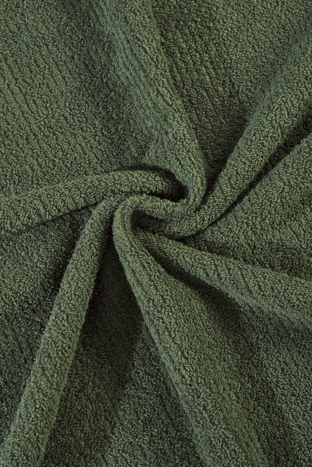 OTTO home Badetuch Riva, 80x150, Premium Handtücher, 500 gr/m², Webfrottier (1-St), Hoch-Tief-Struktur, Streifen, weich, 5 Jahre Garantie – Bild 5 von 5