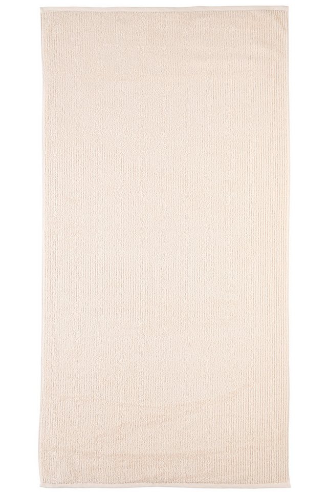 OTTO home Badetuch Riva, 80x150, Premium Handtücher, 500 gr/m², Webfrottier (1-St), Hoch-Tief-Struktur, Streifen, weich, 5 Jahre Garantie – Bild 4 von 5