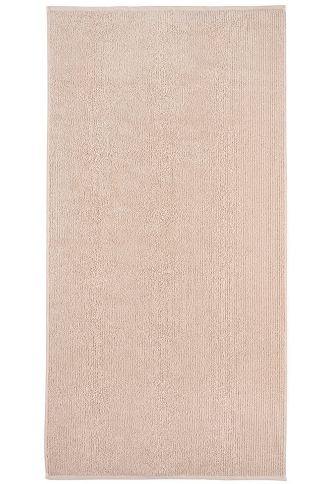 OTTO home Badetuch Riva, 80x150, Premium Handtücher, 500 gr/m², Webfrottier (1-St), Hoch-Tief-Struktur, Streifen, weich, 5 Jahre Garantie – Bild 4 von 5