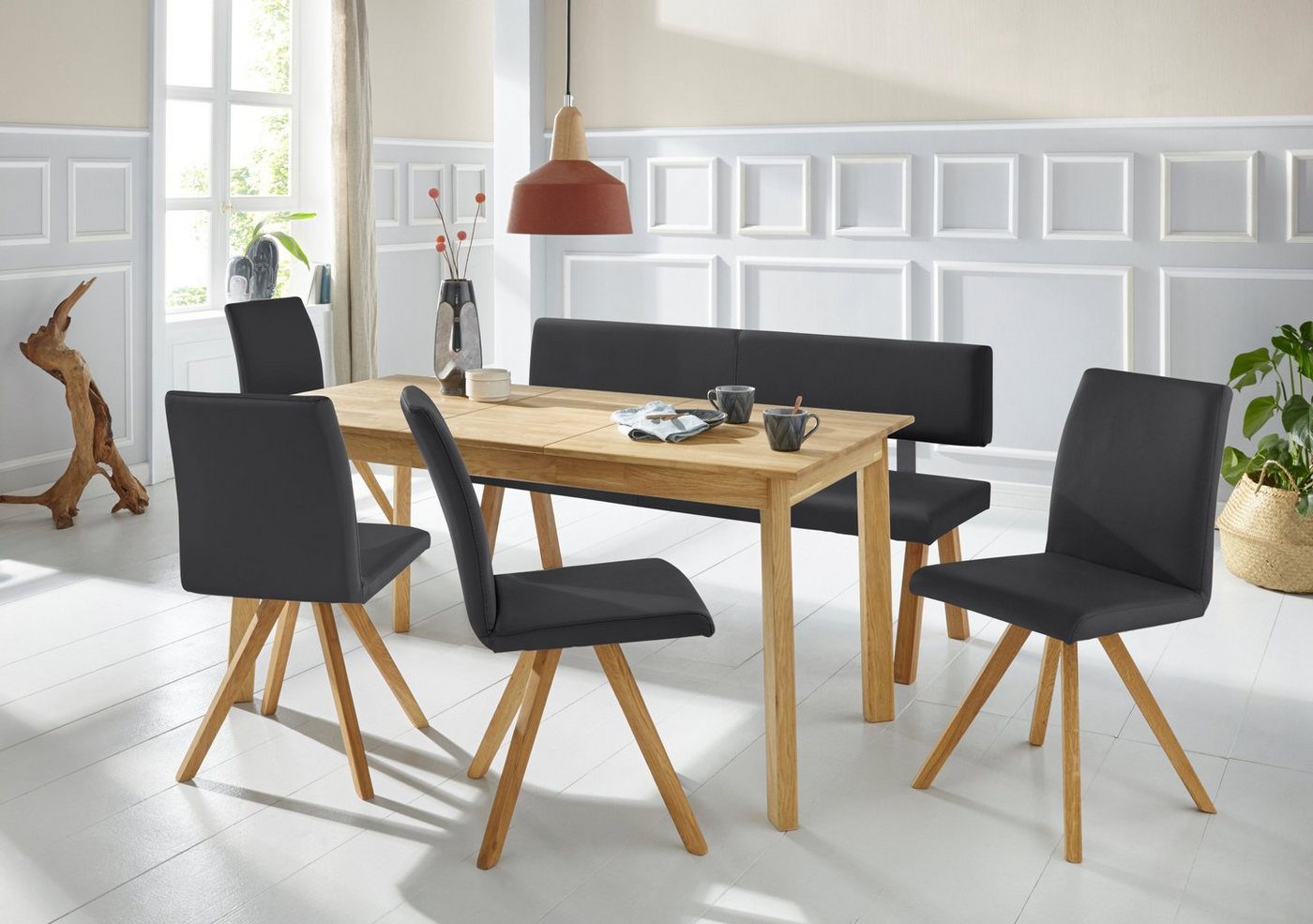 OTTO home Bank Mobilar Rio, mit Rückenlehne und aus Massivholz – Bild 5 von 5