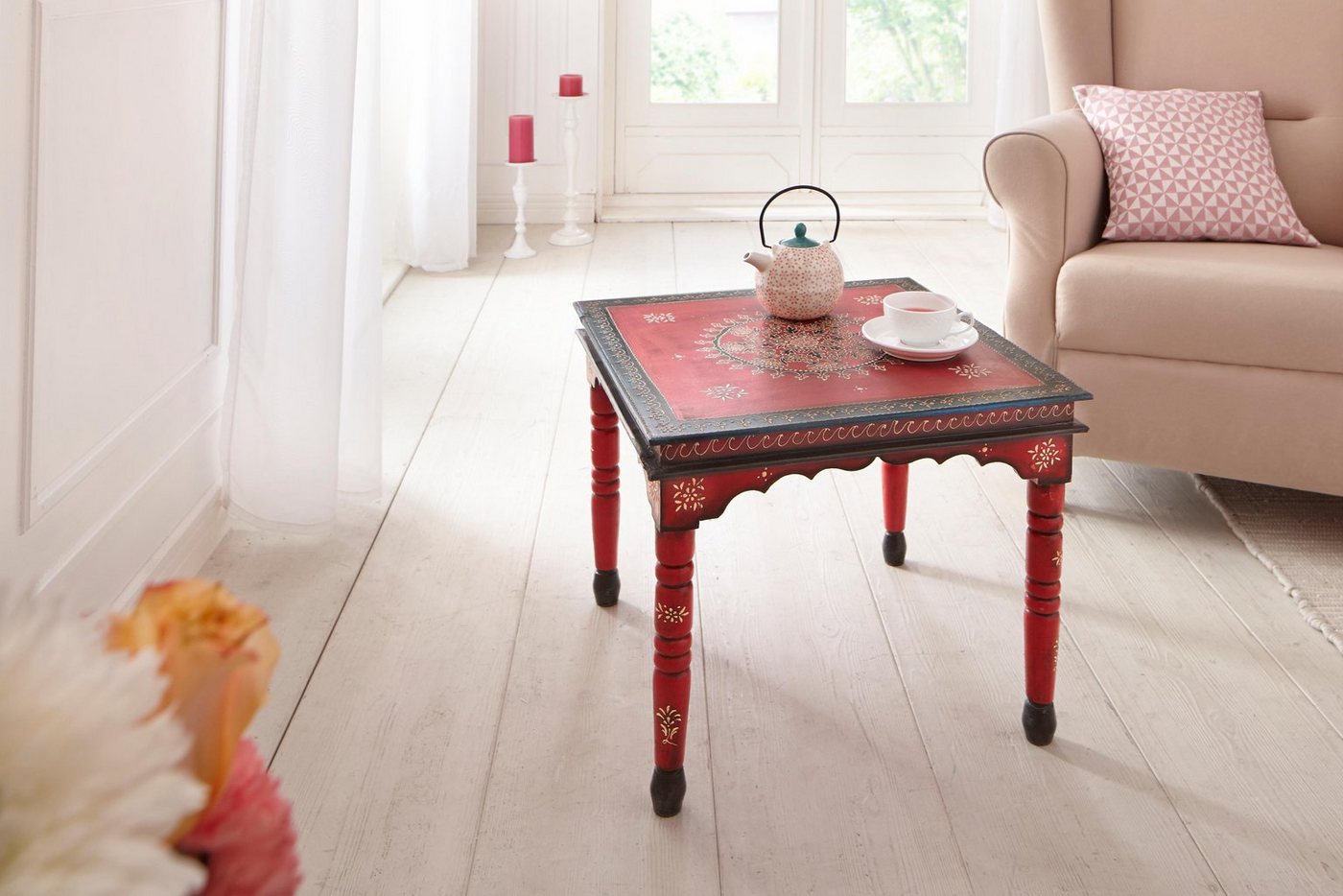 OTTO home Beistelltisch, aufwendig handbemalt – Bild 5 von 5