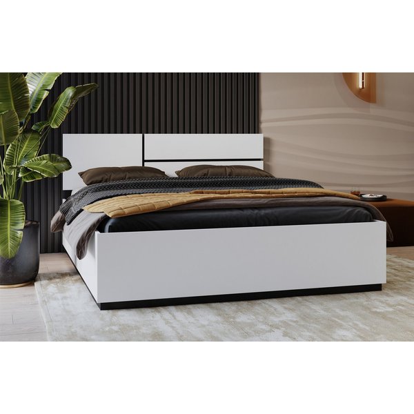 OTTO home Bett Cross, moderner Bettrahmen, Doppelbett in zwei Grössen, stabiles Bettgestell