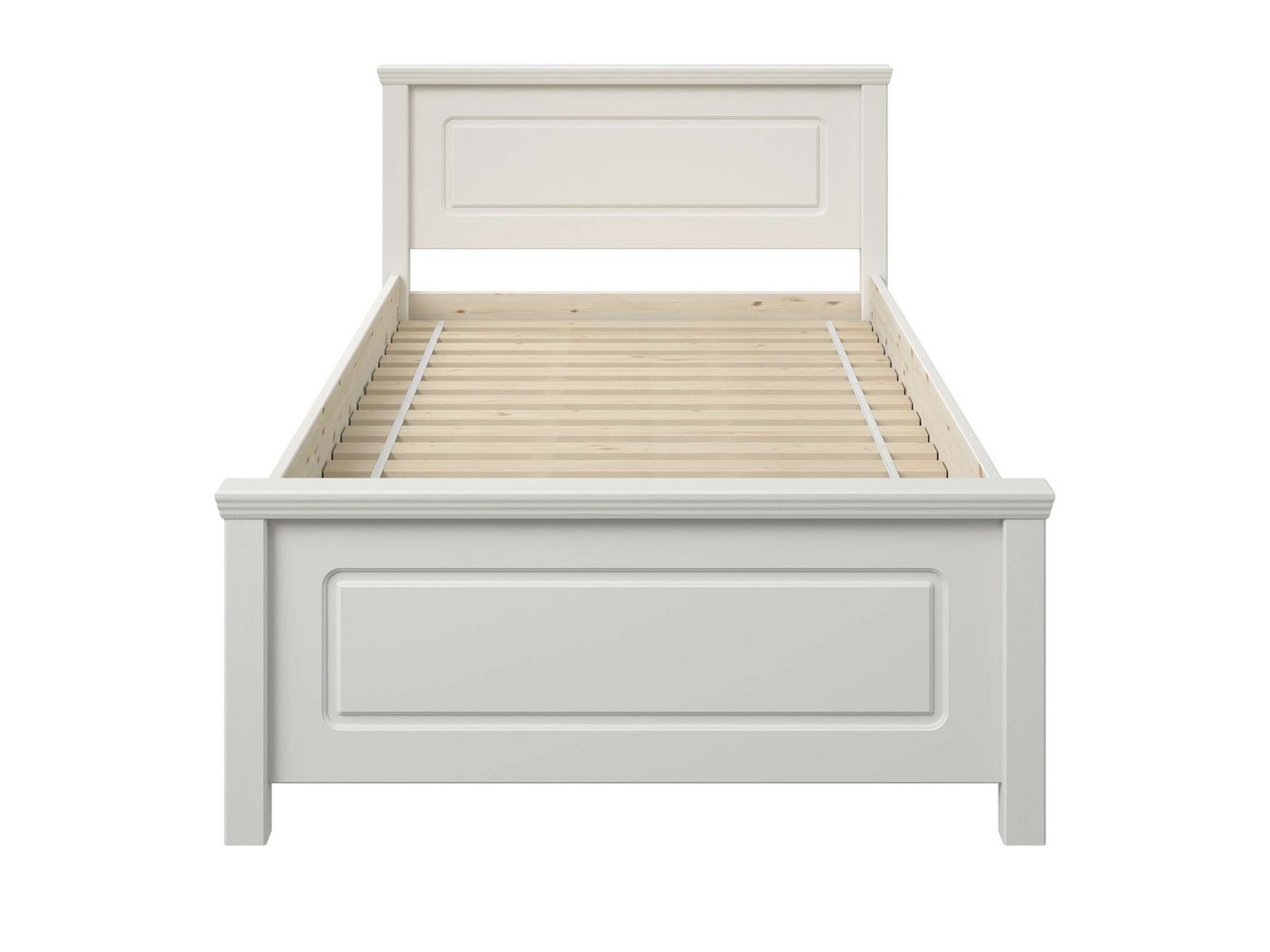 OTTO home Bett Svea, Komforteinstiegshöhe und Breite, auch für Senioren geeignet (H/B/L ca. 86/149,6/200 cm), Belastbarkeit 170KG! Schublade optional, Massivhol – Bild 4 von 5