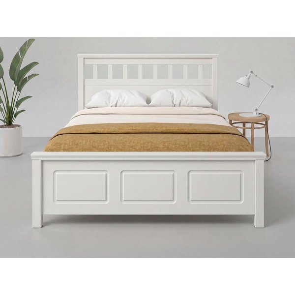 OTTO home Bett Tillian, Bettgestell, Doppelbett, Bettkasten optional, Made in EU (Liegefläche 140x200cm), aus massiver Kiefer in Kombination mit MDF, FSC®, inkl