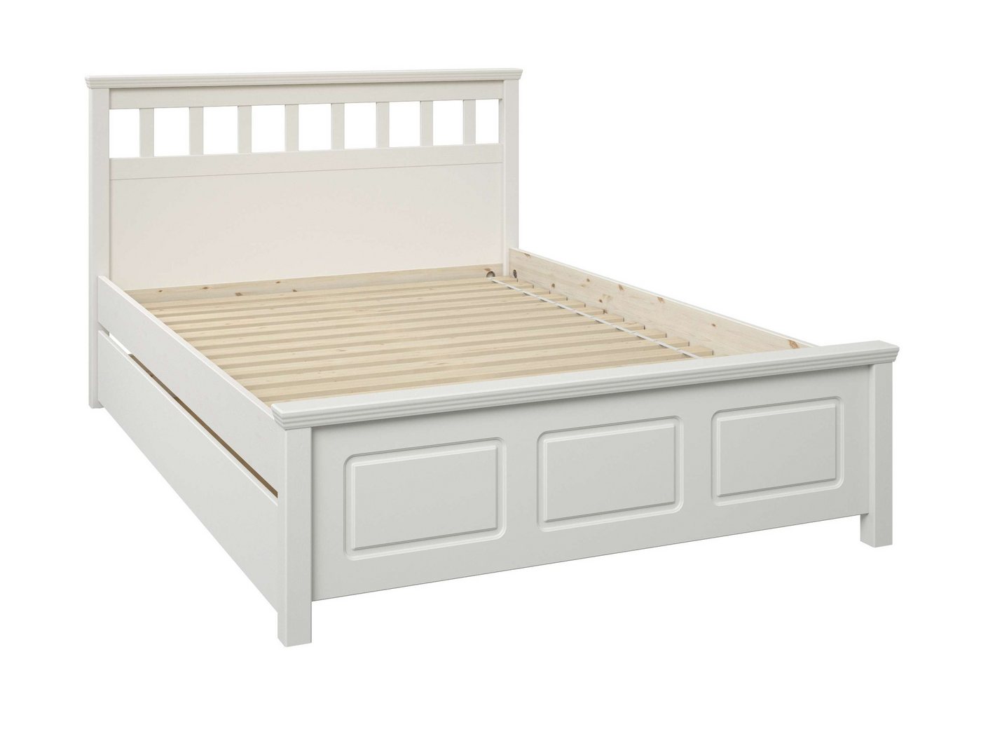 OTTO home Bett Tillian, Bettgestell, Doppelbett, Bettkasten optional, Made in EU (Liegefläche 140x200cm), aus massiver Kiefer in Kombination mit MDF, FSC®, inkl – Bild 5 von 5