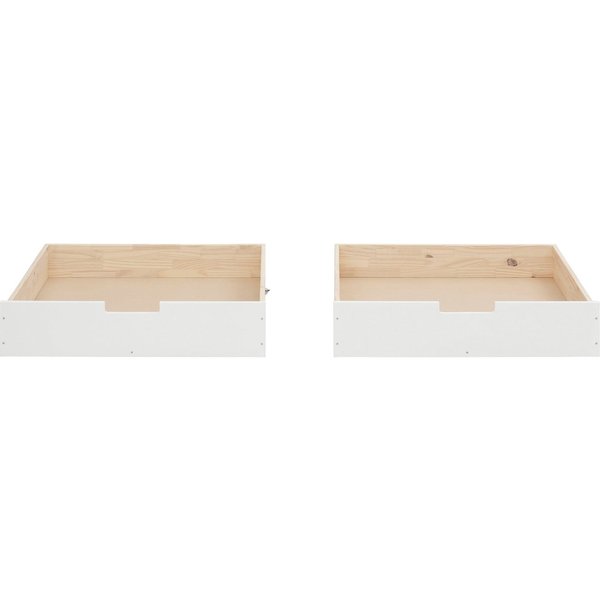 OTTO home Bettschubkasten Janne, 2er Set, Kiefernholz und MDF, Breite je Schubkasten 97 cm