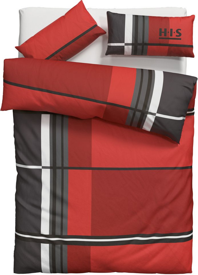 OTTO home Bettwäsche Cassia, Linon, 2 teilig, Bettwäsche aus Baumwolle,ab Gr. 135x200 cm, Marke H.I.S OTTO home – Bild 2 von 5