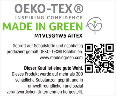 OTTO home Bettwäsche Cison in Gr. 135x200 oder 155x220 cm, Biber, 2 teilig, florale Bettwäsche aus Baumwolle – Bild 5 von 5
