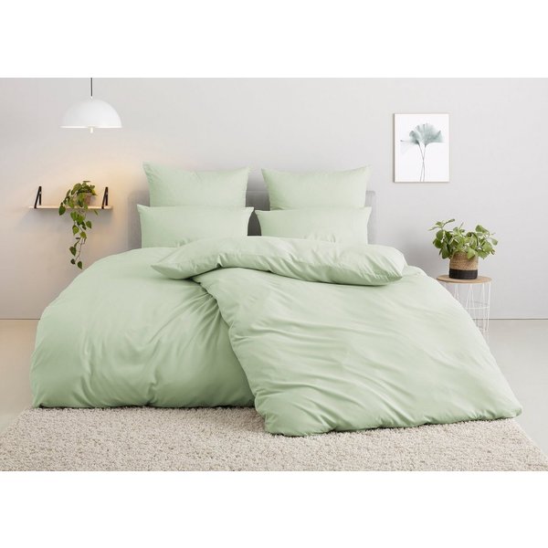 OTTO home Bettwäsche Desner 100% Microfaser, extra weich, allergikerfreundlich, Microfaser, 2 teilig, Premium Qualität, uni, schnell trocknend, pflegeleicht, ab