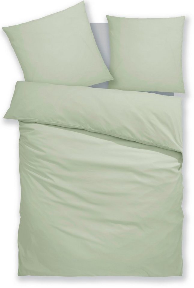 OTTO home Bettwäsche Desner 100% Microfaser, extra weich, allergikerfreundlich, Microfaser, 2 teilig, Premium Qualität, uni, schnell trocknend, pflegeleicht, ab – Bild 2 von 5