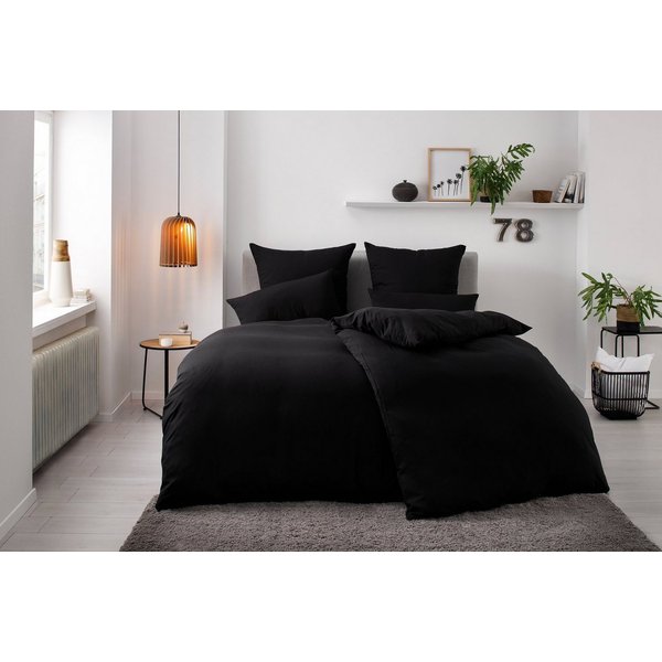 OTTO home Bettwäsche Desner 100% Microfaser, extra weich, allergikerfreundlich, Microfaser, 2 teilig, Premium Qualität, uni, schnell trocknend, pflegeleicht, ab