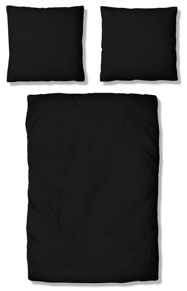 OTTO home Bettwäsche Desner 100% Microfaser, extra weich, allergikerfreundlich, Microfaser, 2 teilig, Premium Qualität, uni, schnell trocknend, pflegeleicht, ab – Bild 2 von 5