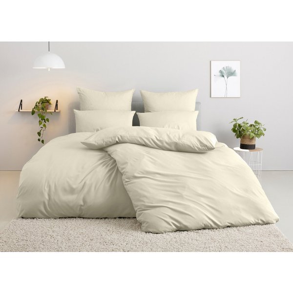 OTTO home Bettwäsche Desner 100% Microfaser, extra weich, allergikerfreundlich, Microfaser, 3 teilig, Premium Qualität, uni, schnell trocknend, pflegeleicht, ab