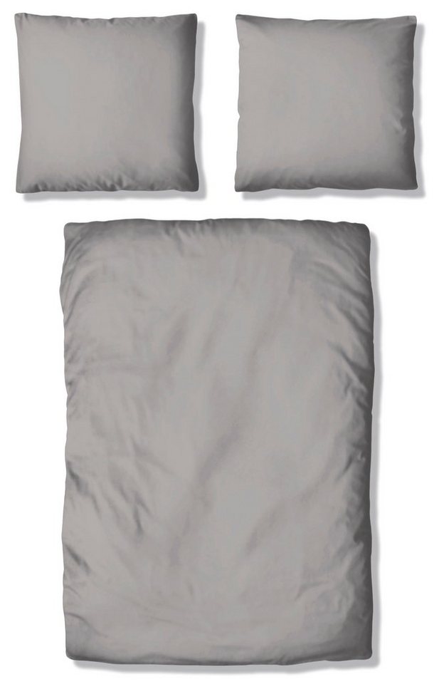 OTTO home Bettwäsche Desner 100% Microfaser, extra weich, allergikerfreundlich, Microfaser, 2 teilig, Premium Qualität, uni, schnell trocknend, pflegeleicht, ab – Bild 2 von 5