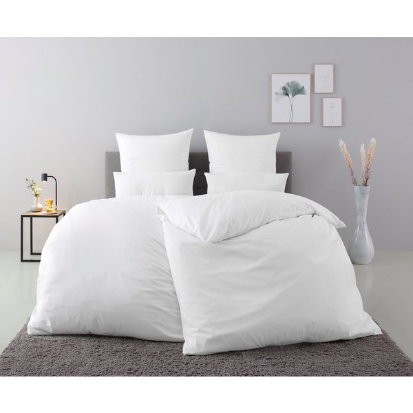 OTTO home Bettwäsche Desner 100% Microfaser, extra weich, allergikerfreundlich, Microfaser, 3 teilig, Premium Qualität, uni, schnell trocknend, pflegeleicht, ab