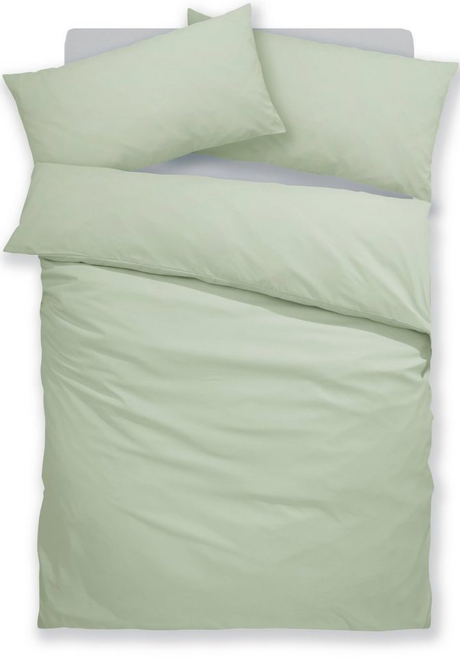 OTTO home Bettwäsche Desner 100% Microfaser, extra weich, allergikerfreundlich, Microfaser, 2 teilig, Premium Qualität, uni, schnell trocknend, pflegeleicht, ab – Bild 2 von 5