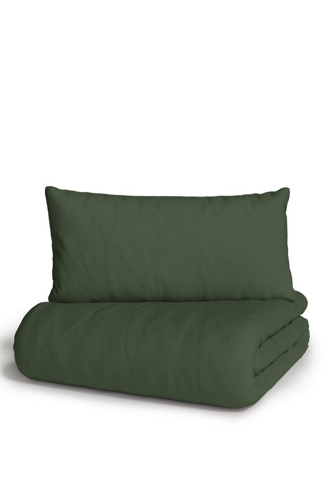 OTTO home Bettwäsche Desner 100% Microfaser, extra weich, allergikerfreundlich, Microfaser, 2 teilig, Premium Qualität, uni, schnell trocknend, pflegeleicht, ab – Bild 5 von 5