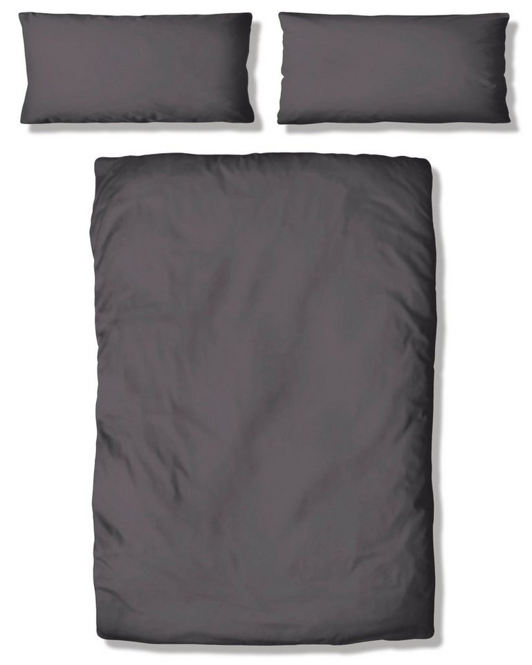 OTTO home Bettwäsche Desner 100% Microfaser, extra weich, allergikerfreundlich, Microfaser, 2 teilig, Premium Qualität, uni, schnell trocknend, pflegeleicht, ab – Bild 2 von 5