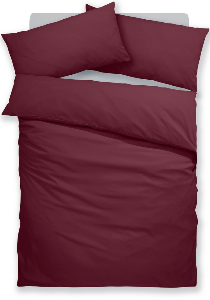 OTTO home Bettwäsche Desner 100% Microfaser, extra weich, allergikerfreundlich, Microfaser, 3 teilig, Premium Qualität, uni, schnell trocknend, pflegeleicht, ab – Bild 2 von 5