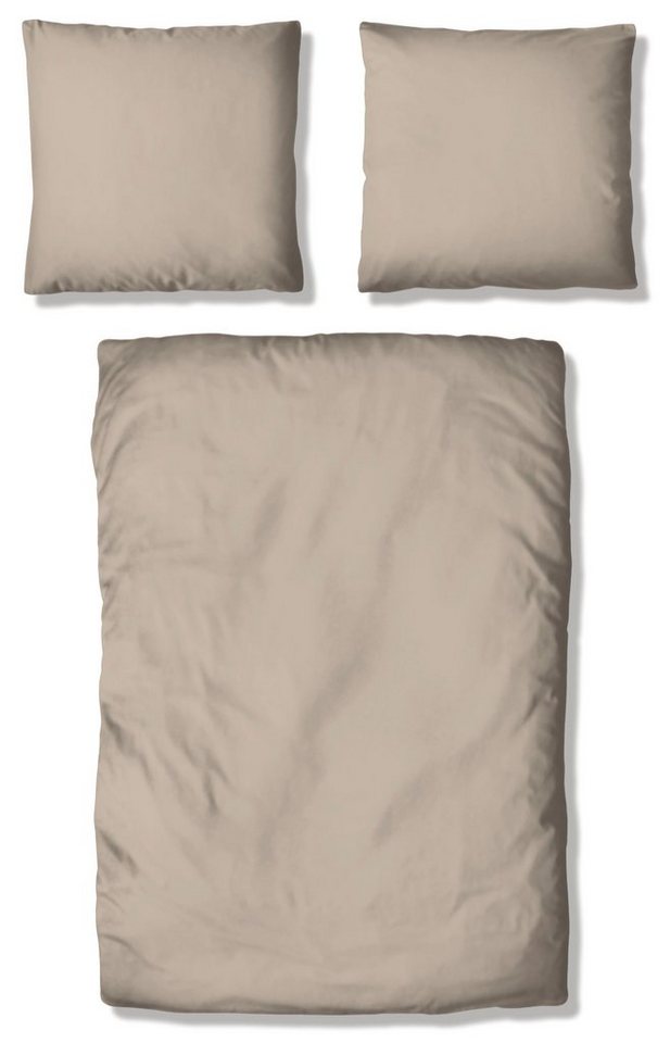 OTTO home Bettwäsche Desner 100% Microfaser, extra weich, allergikerfreundlich, Microfaser, 3 teilig, Premium Qualität, uni, schnell trocknend, pflegeleicht, ab – Bild 2 von 5