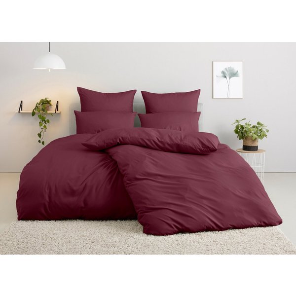 OTTO home Bettwäsche Desner 100% Microfaser, extra weich, allergikerfreundlich, Microfaser, 2 teilig, Premium Qualität, uni, schnell trocknend, pflegeleicht, ab