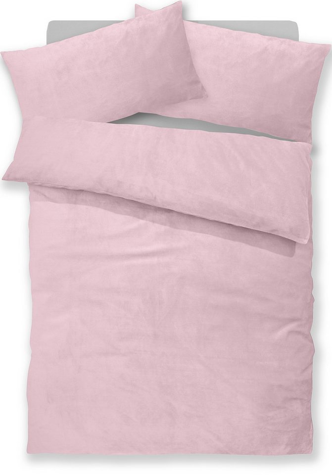 OTTO home Bettwäsche Desner3, besonders weich im Griff, Cashmere-Touch, Fleece, 3 teilig, Bettwäsche mit Reißverschluss – Bild 2 von 5