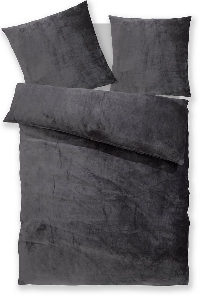 OTTO home Bettwäsche Desner3, besonders weich im Griff, Cashmere-Touch, Fleece, 2 teilig, Bettwäsche mit Reißverschluss – Bild 2 von 5