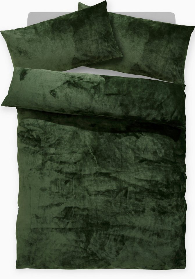 OTTO home Bettwäsche Desner3, besonders weich im Griff, Cashmere-Touch, Fleece, 2 teilig, Bettwäsche mit Reißverschluss – Bild 2 von 5