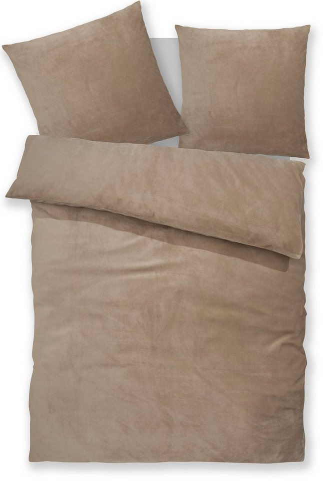 OTTO home Bettwäsche Desner3, besonders weich im Griff, Cashmere-Touch, Fleece, 3 teilig, Bettwäsche mit Reißverschluss – Bild 2 von 5